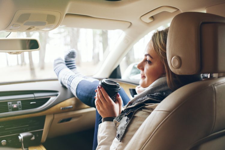 Driving with Feet on the Dashboard