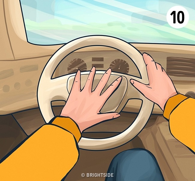 How to Hold the Steering Wheel