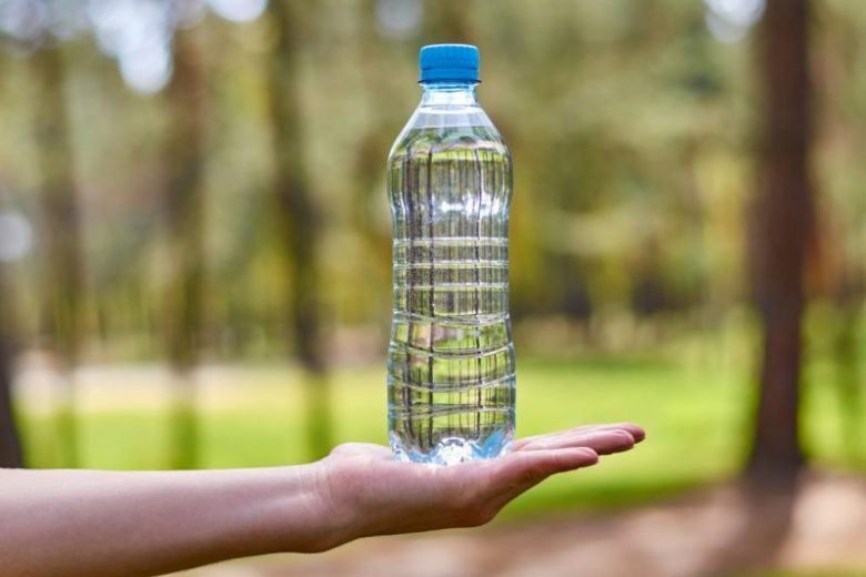Plastic water bottles in hot cars