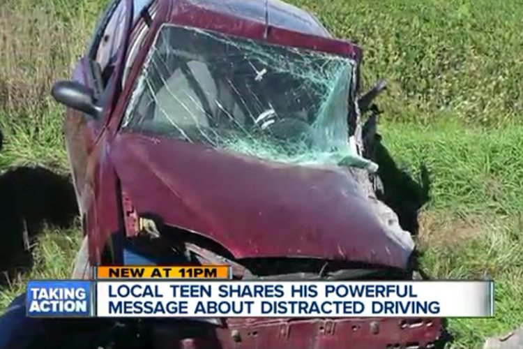 Why is texting and driving a problem for teens?