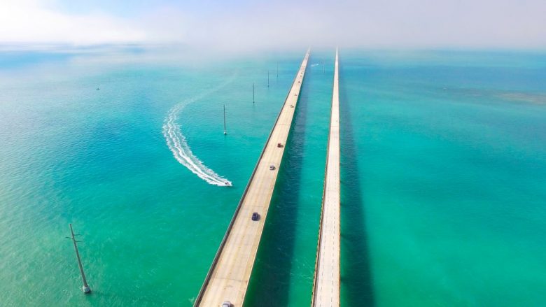 Seven Miles bridge. Florida Keys