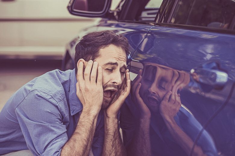 parking lot accident