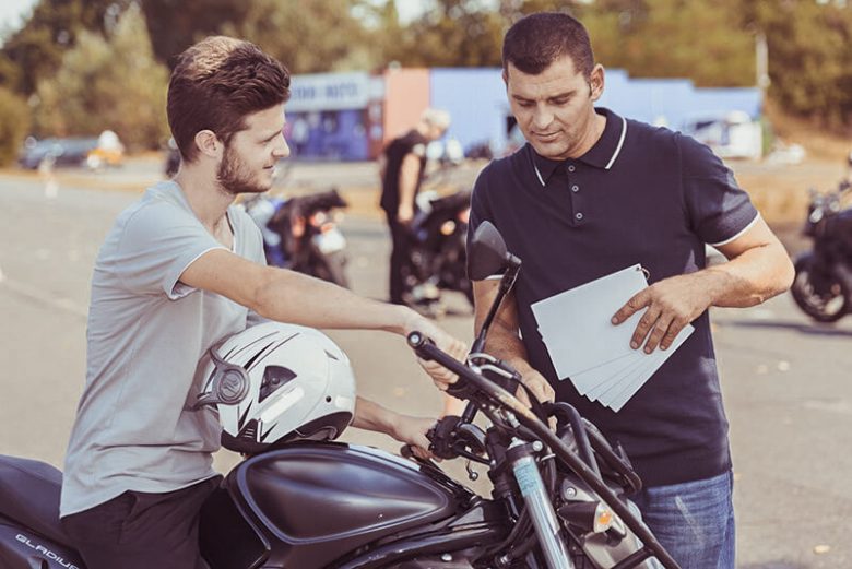 motorcycle driving test