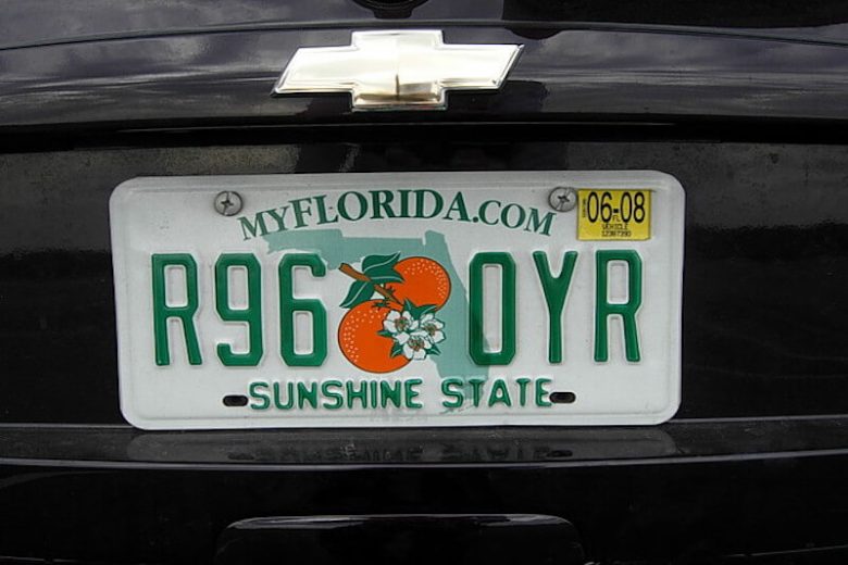 FL license plate