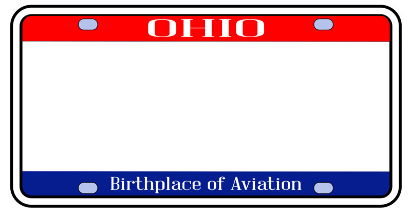 Ohio license plate