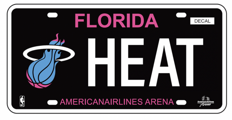 Miami Heat Specialty Plate