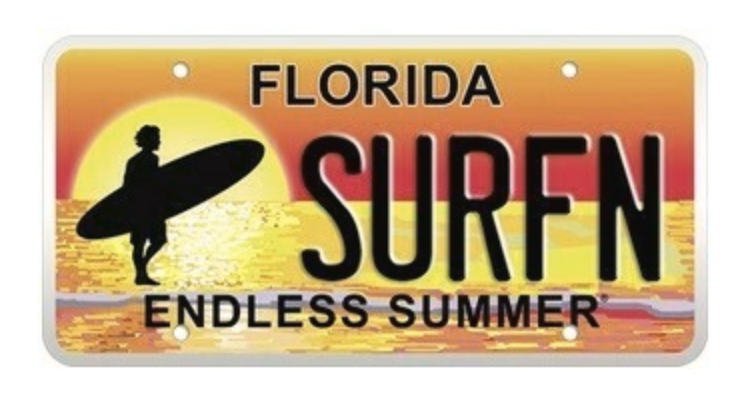 Endless summer specialty plate