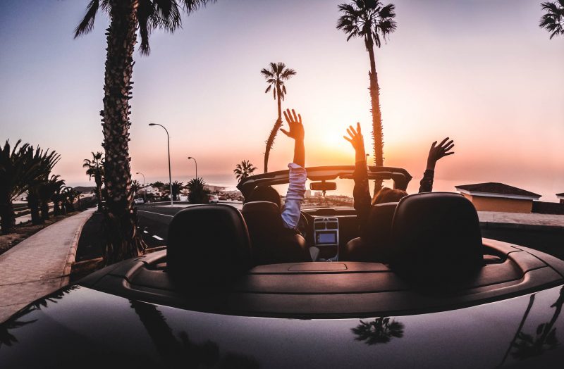 Convertible Driving in California