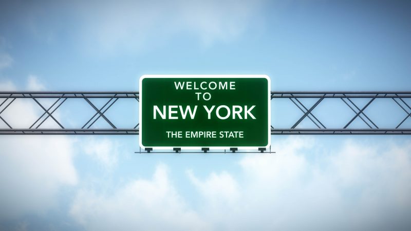 Welcome to NY Sign