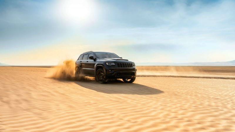Jeep Grand Cherokee in the desert