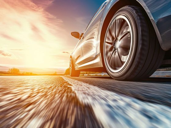 Car in sunshine