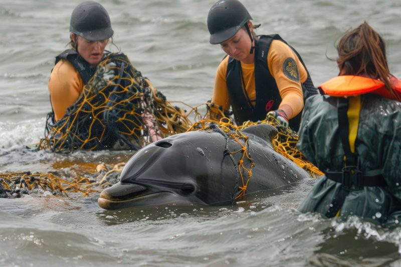 Dolphin rescue