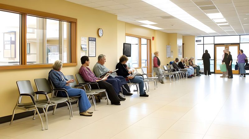 People in a waiting room