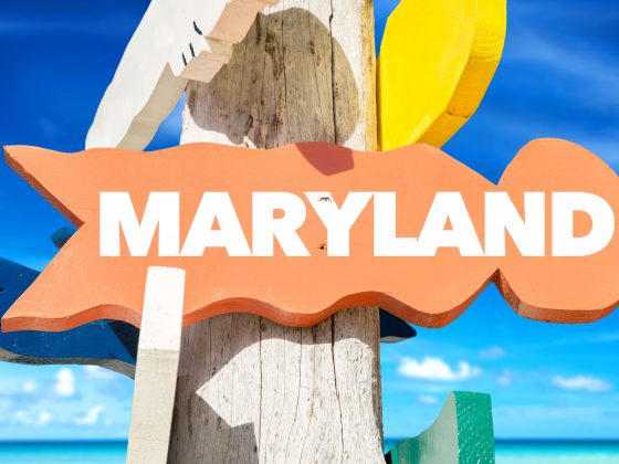 Happy Maryland sign