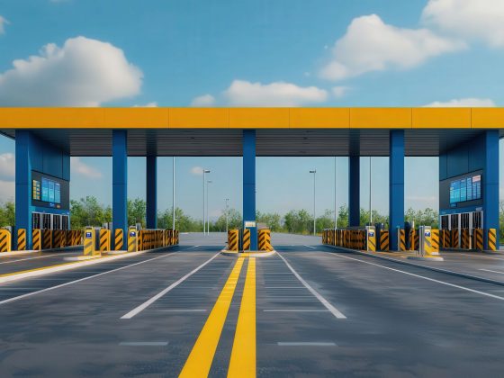 Electronic toll booth
