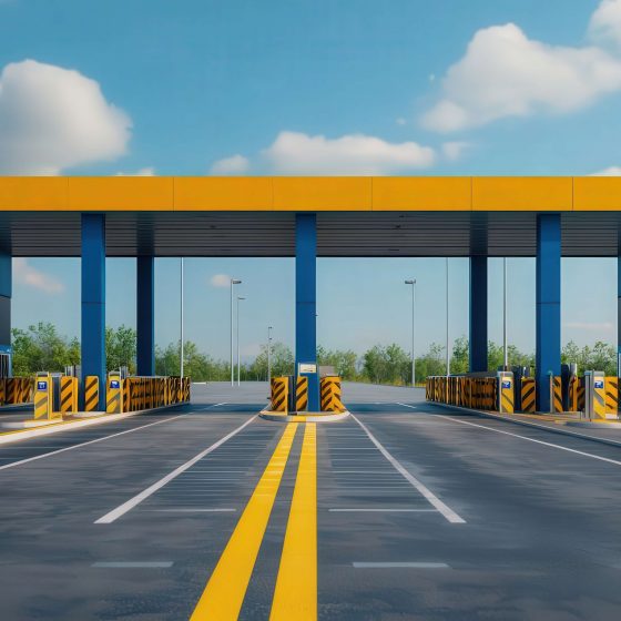 Electronic toll booth