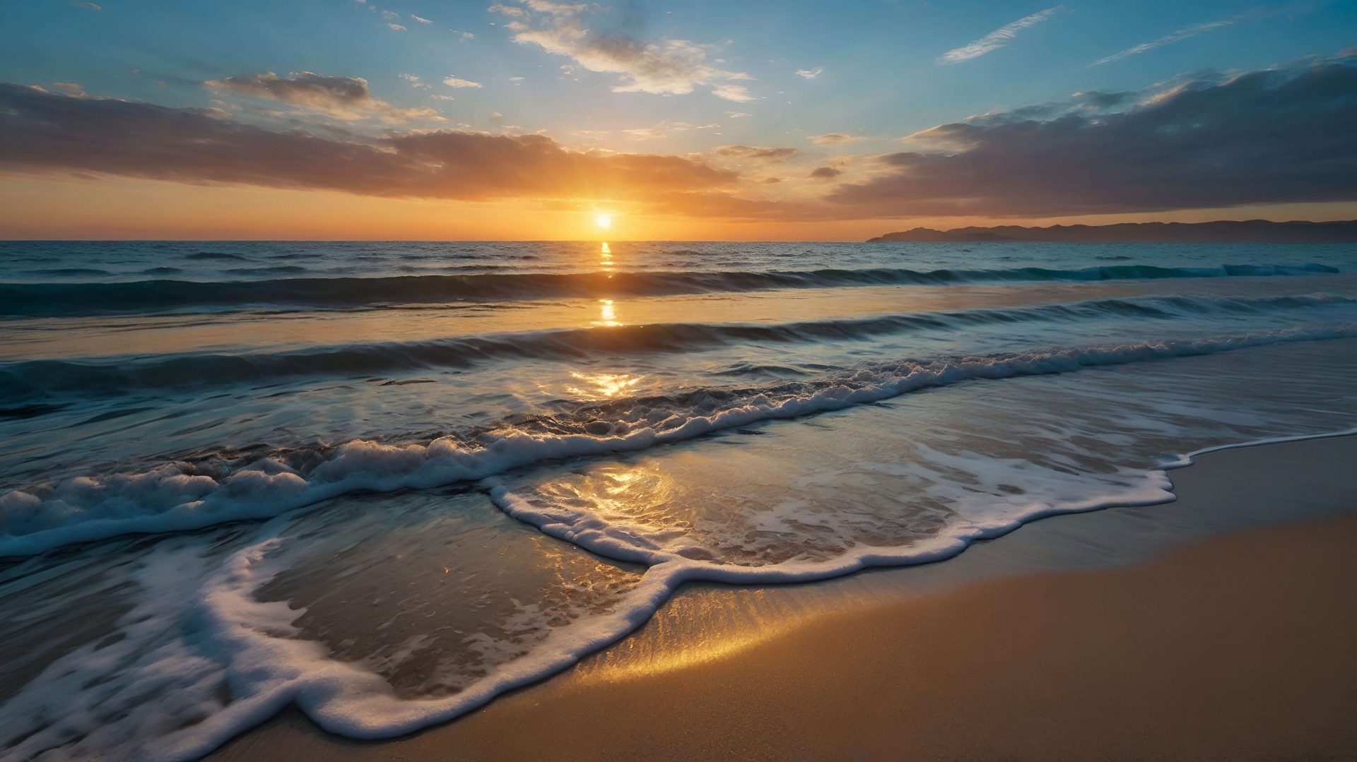 Florida sunrise over the ocean