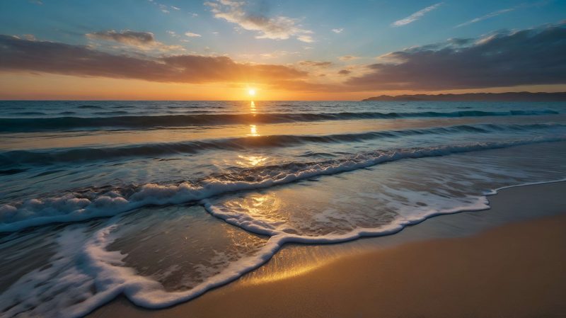 Florida sunrise over the ocean
