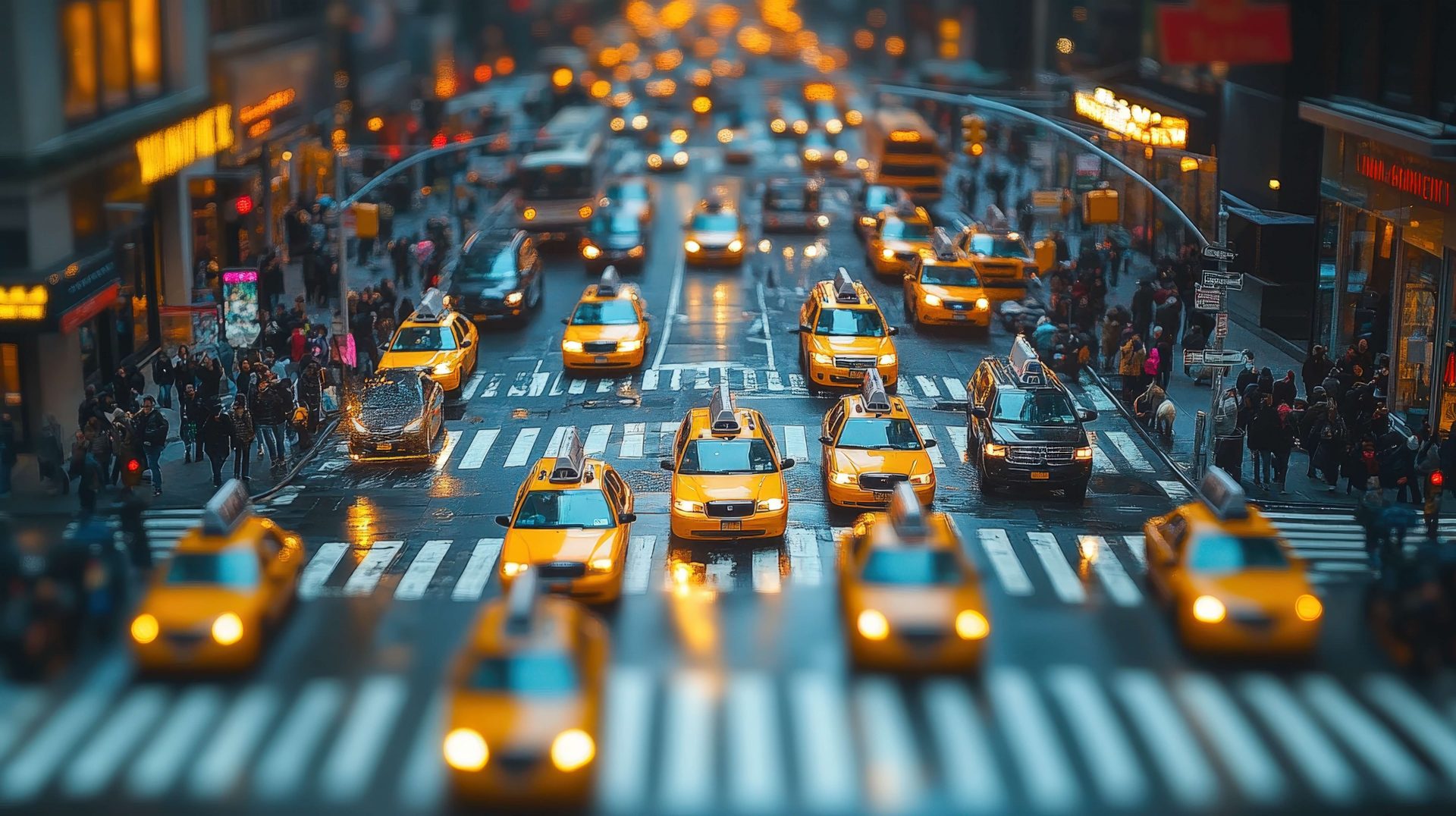 Taxis in NYC