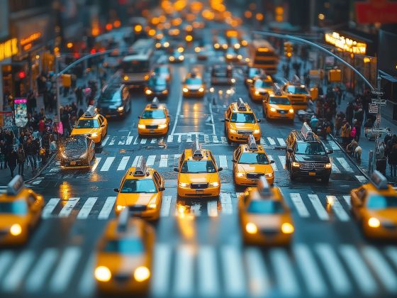 Taxis in NYC