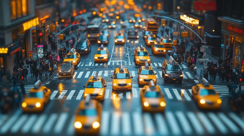 Taxis in NYC