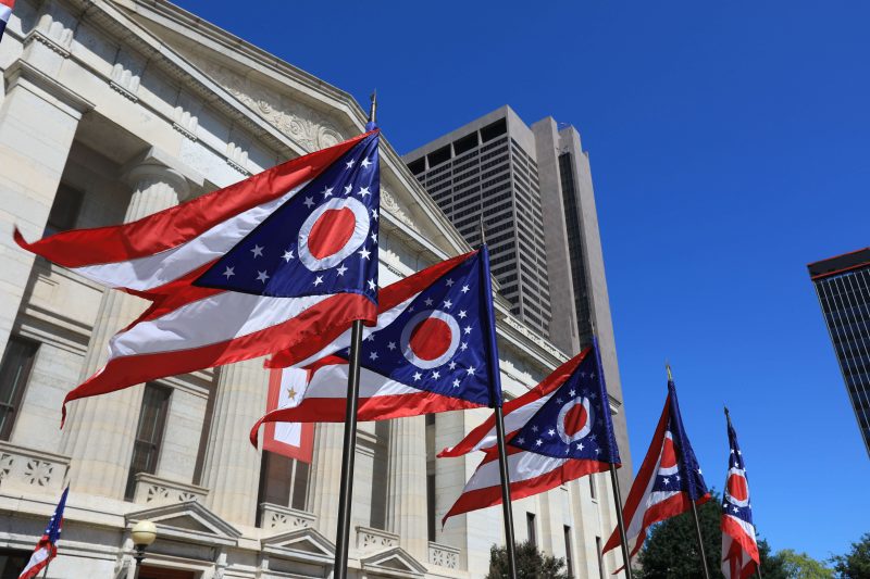 Ohio stage flag