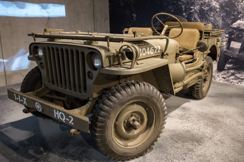 vintage military jeep
