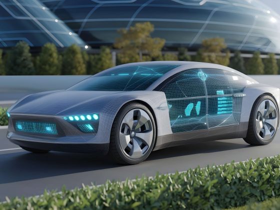 autonomously driven car