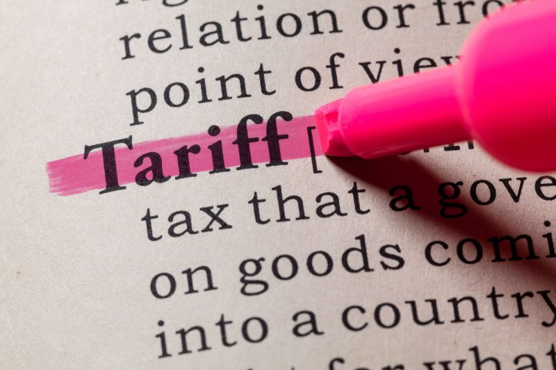 Tariff definition