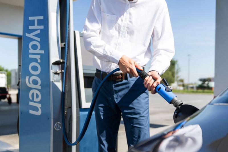 Hydrogen fueled vehicle