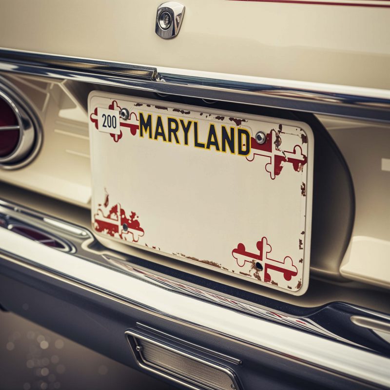 Maryland license plate