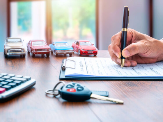 Filling out loan paperwork