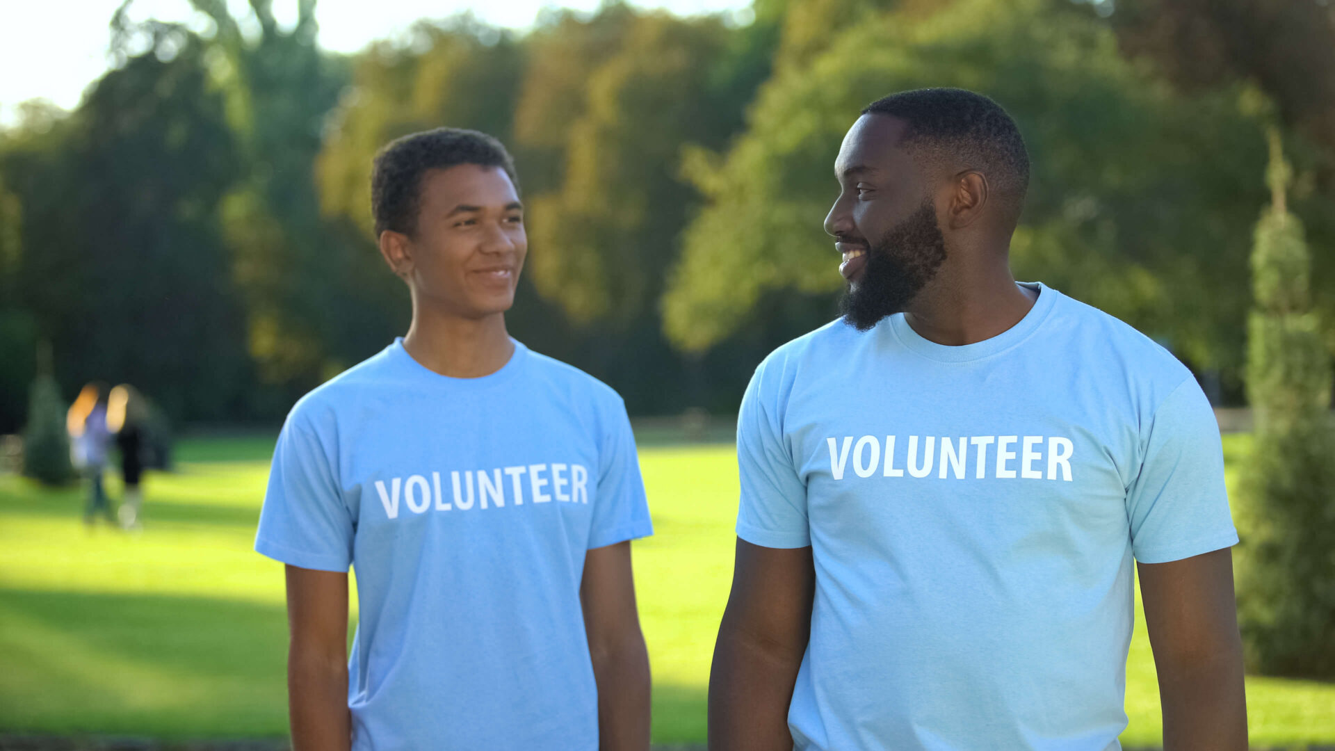 Volunteer mentor and mentee