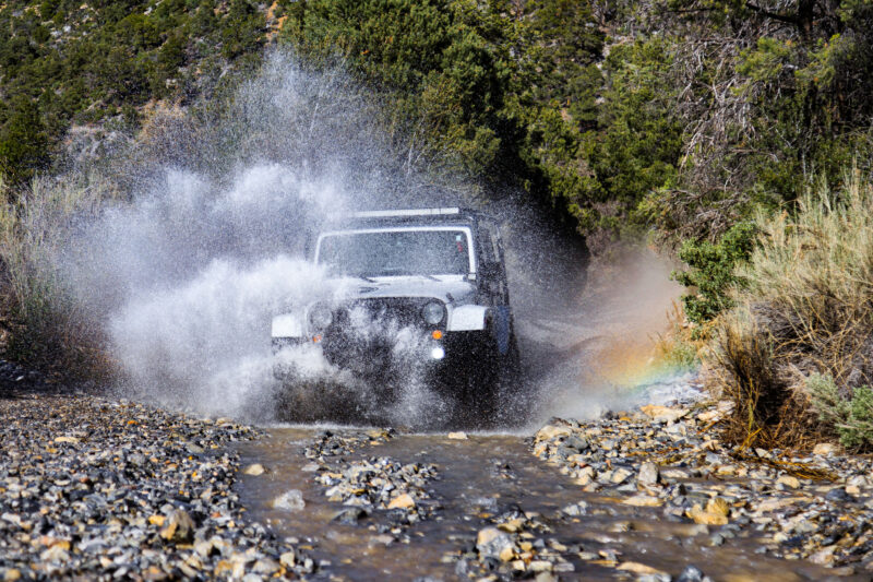 Jeep off-roading