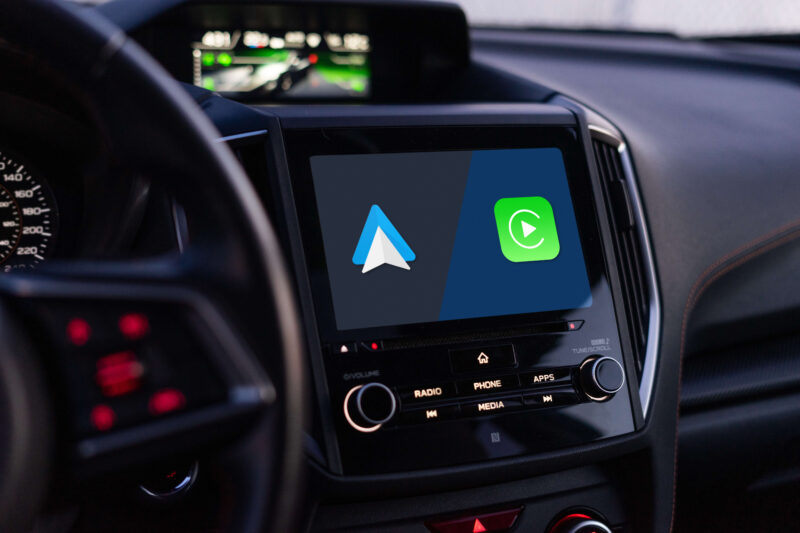 Car infotainment screen