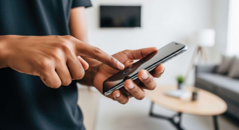 Unlock phone with fingerprint