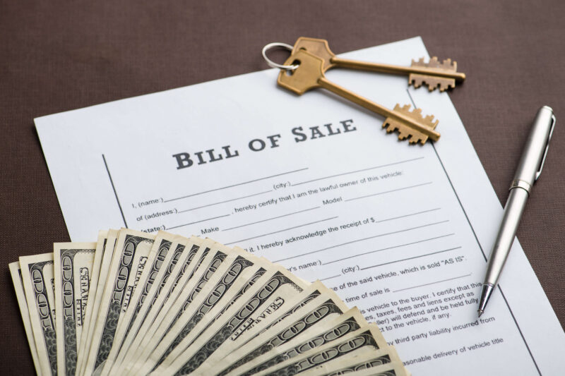 bill of sale 