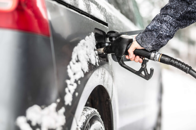 Fill the tank in winter