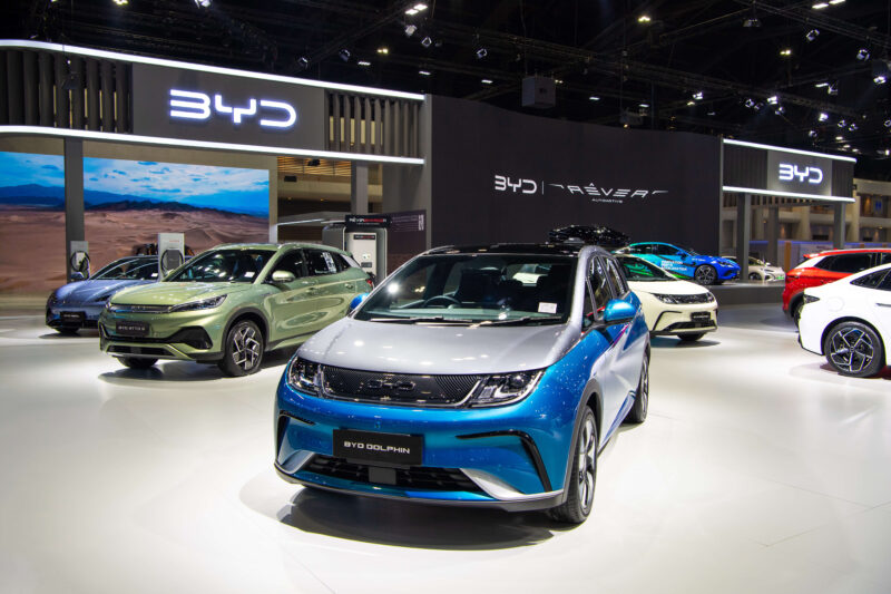 BYD vehicles