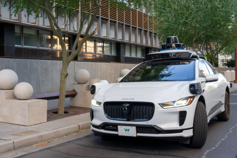 Waymo autonomous taxi