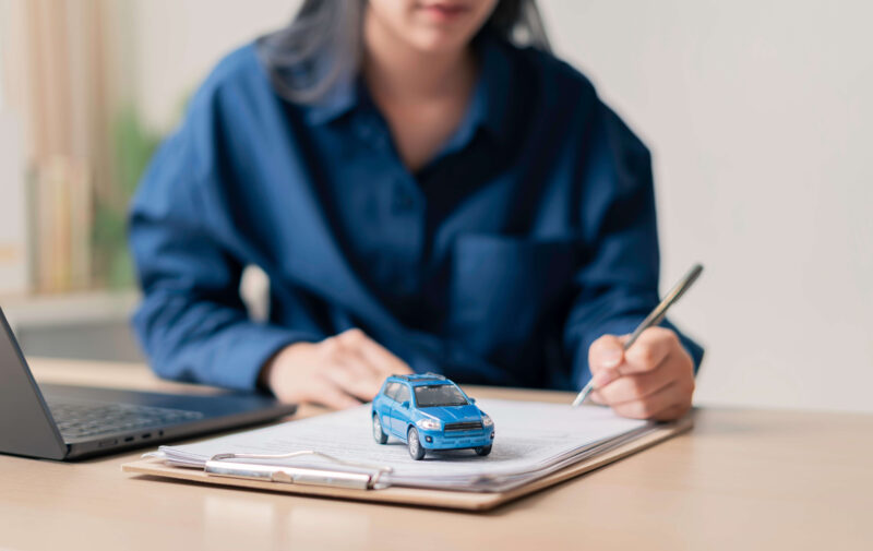 Vehicle registration paperwork