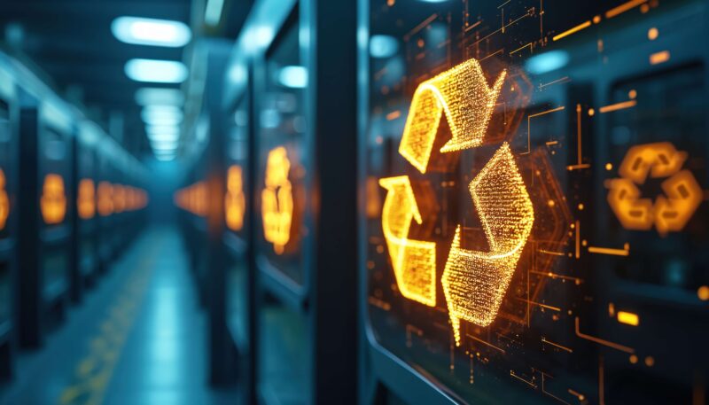 Recycling at an auto plant