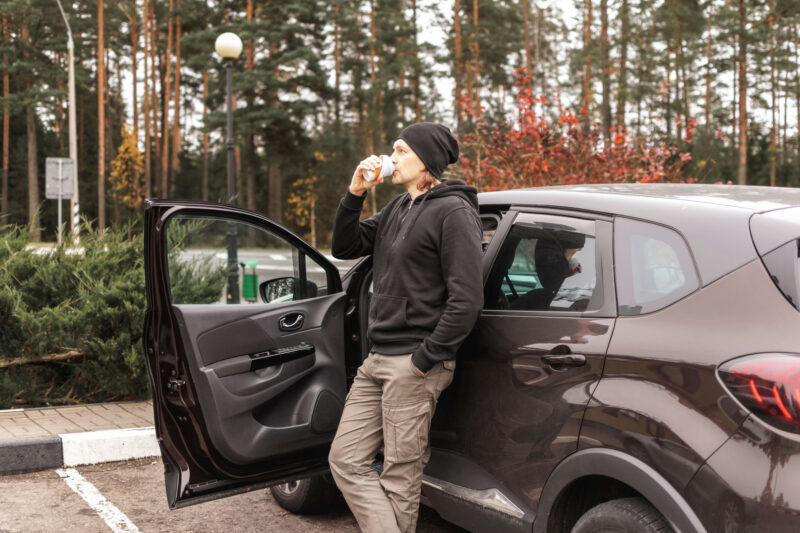 Take a break when you feel tired driving