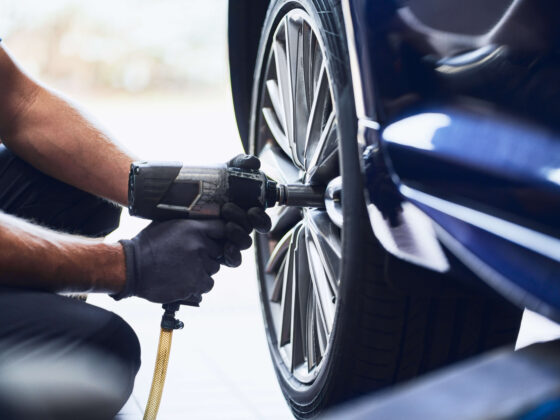 Fixing tires on a vehicle