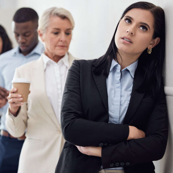 Waiting in line at the DMV