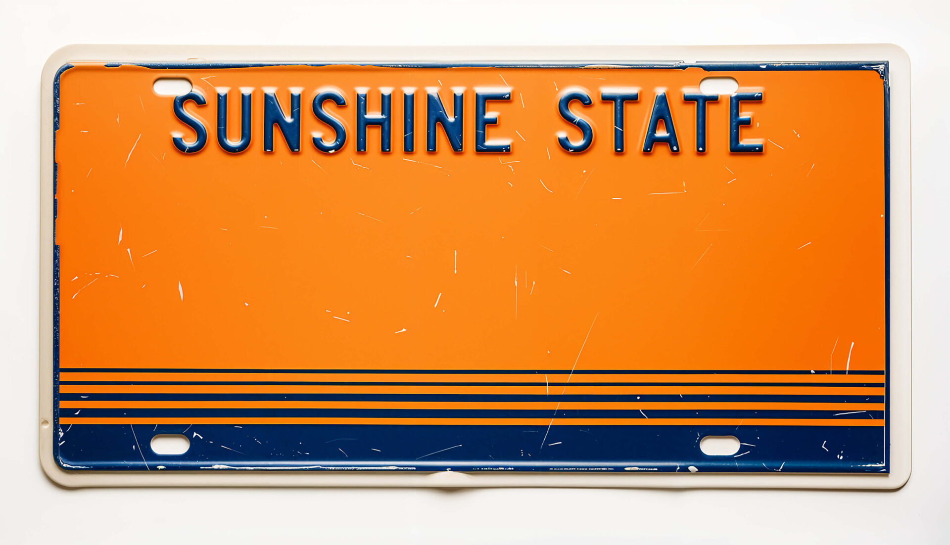 Florida registration plate