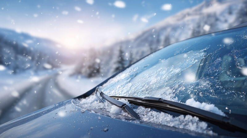 Windshield wipers in winter