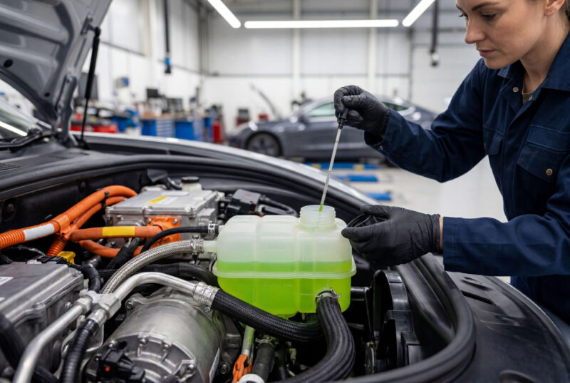 Checking coolant