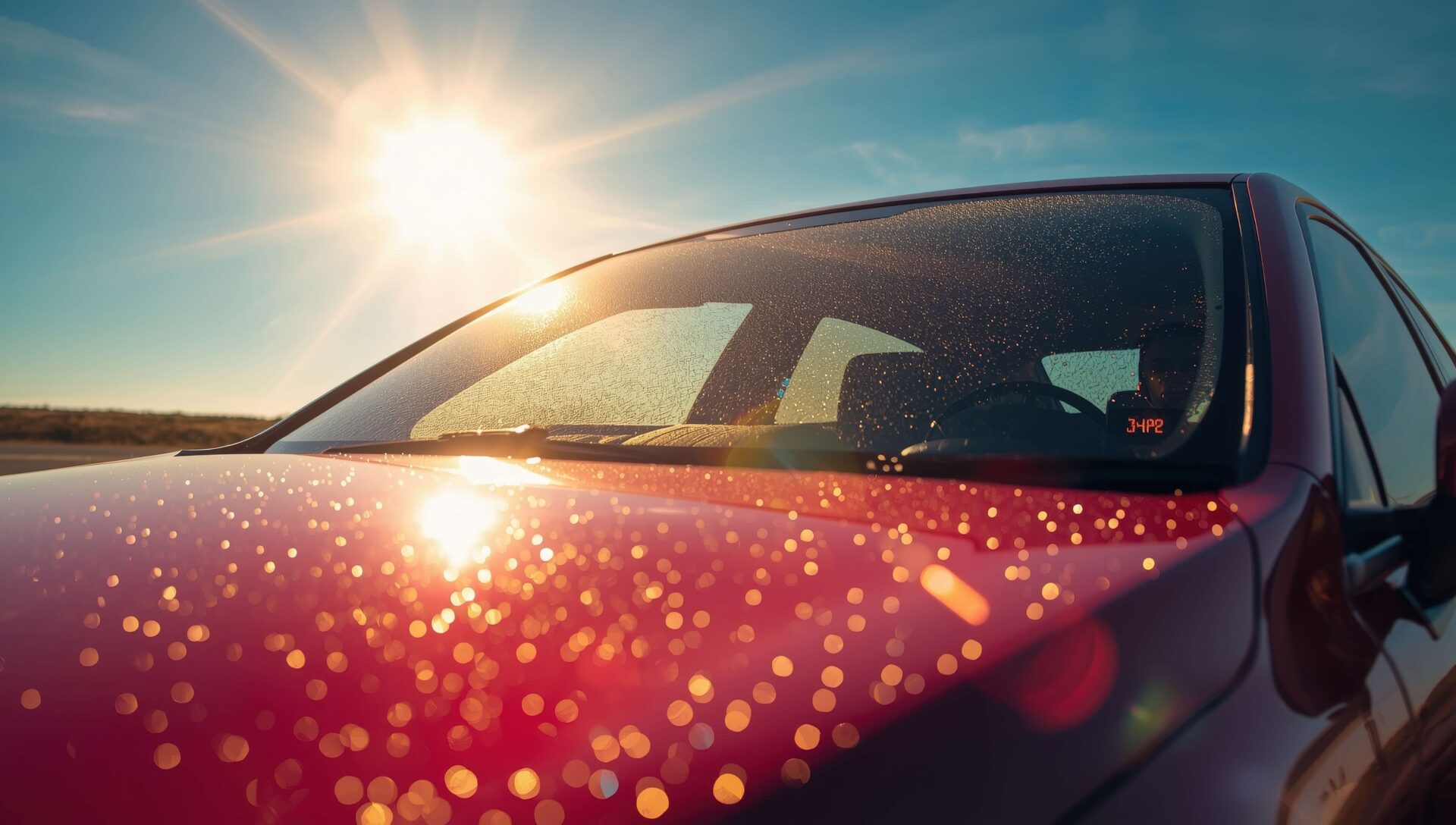 Hot car in summer