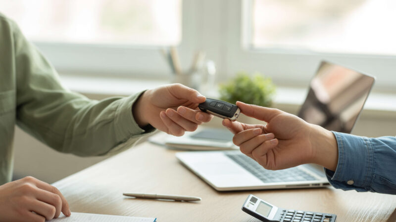 Transfer ownership of a vehicle